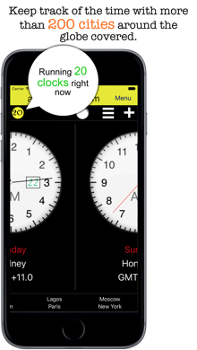 iOS Swift iPhone aClocks Premium International Clocks