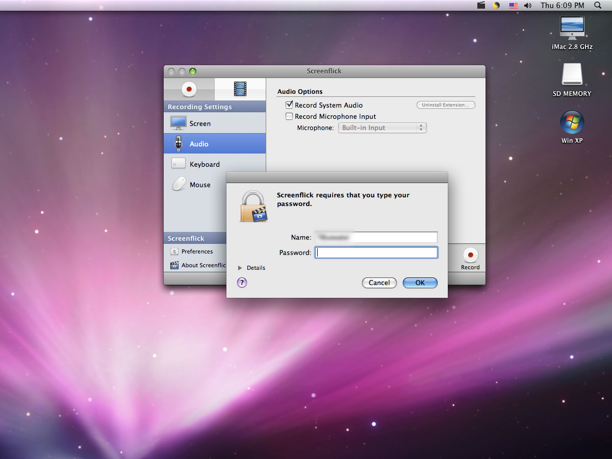 Mac shareware Araelium Group Screenflick