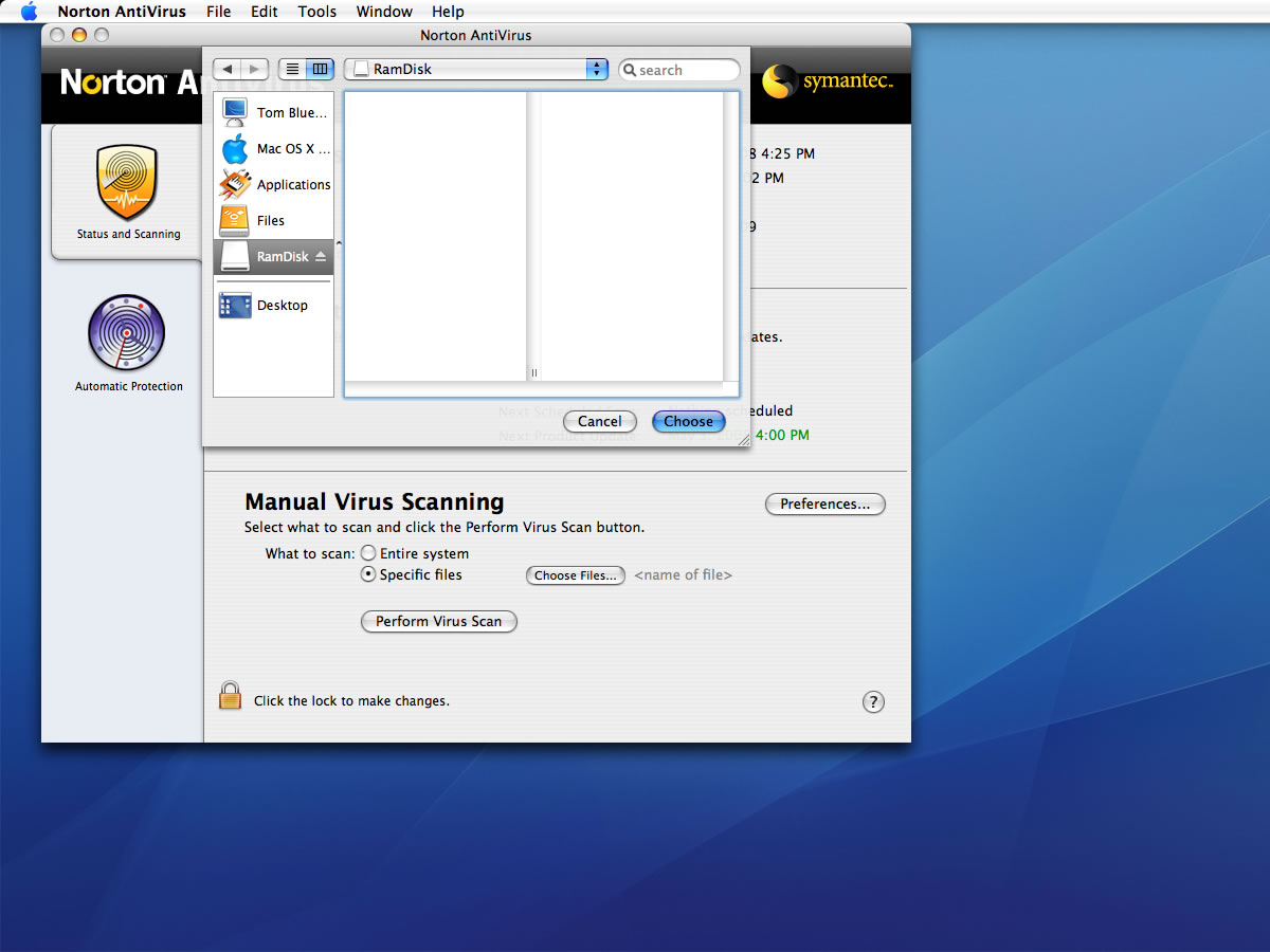 Norton AntiVirus 11 for Mac
