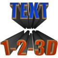 Mac OS X software Text 1-2-3D