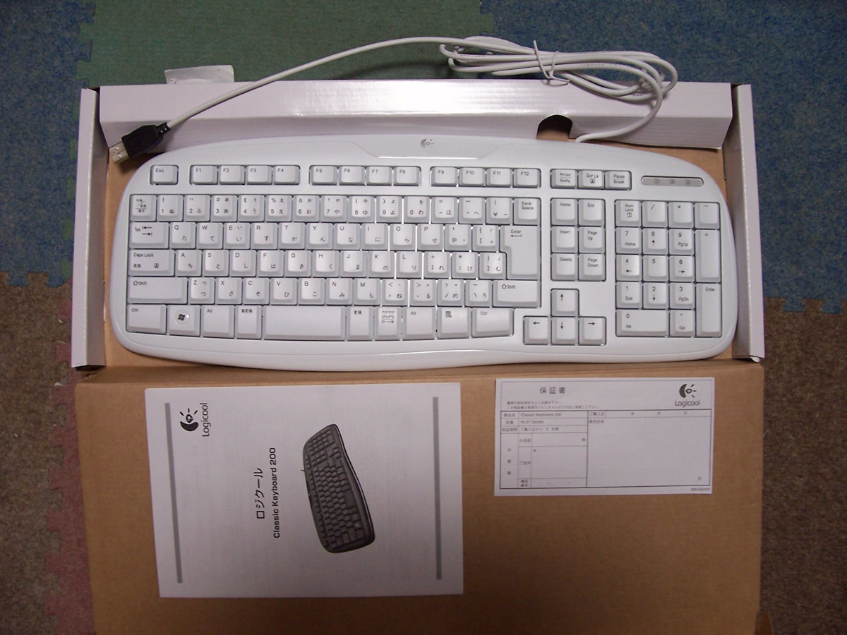 ロジクール Classic Keyboard 200 iK-21WH