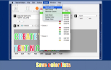 Mac software Text n Colors